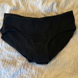 black cotton panties briefs